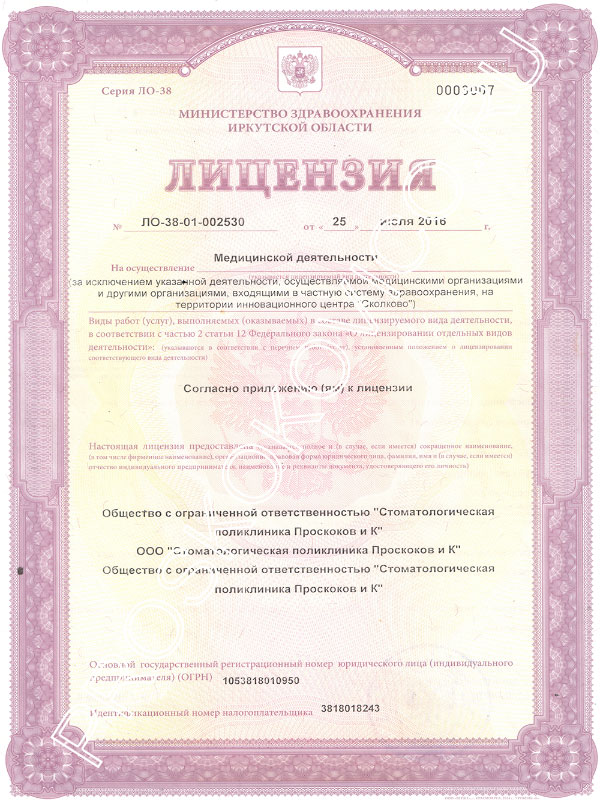 Лицензия